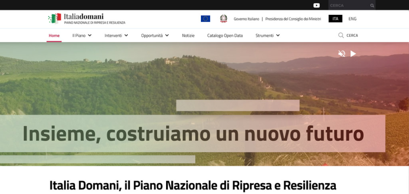 PNRR – Piano Nazionale di Ripresa e Resilienza