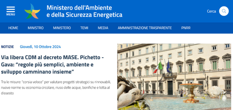 Ministero dell'Ambiente
