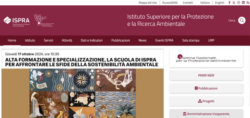 ISPRA – Istituto Superiore per la Protezione e la Ricerca Ambientale